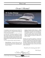 Предварительный просмотр 1 страницы Sea Ray 58 Sedan Bridge Owner'S Manual