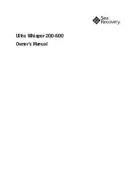 Предварительный просмотр 3 страницы Sea Recovery SRC Ultra Whisper Compact 200 Owner'S Manual