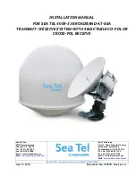 Предварительный просмотр 1 страницы Sea Tel 4009-33 Installation Manual