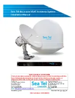 Preview for 1 page of Sea Tel 6012-12w Installation Manual