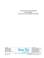 Preview for 1 page of Sea Tel 9497B-21 Installation And Operation Manual