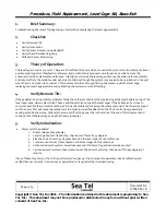 Preview for 2 page of Sea Tel Base Exit Quick Start Manual