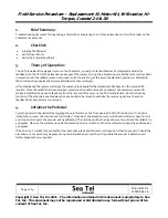 Preview for 2 page of Sea Tel Coastal 24 Quick Start Manual