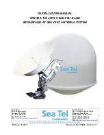 Предварительный просмотр 1 страницы Sea Tel Cobham 4009-91 MK3 Installation Manual