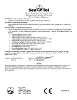 Preview for 3 page of Sea Tel DTV04 Installation And Operation Manual