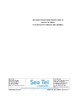 Предварительный просмотр 1 страницы Sea Tel ST14 Installation And Maintenance Manual