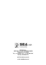 Preview for 24 page of SEA USA USER 1 24V DG R1 Manual