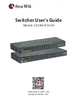 Preview for 1 page of Sea Wit 9116H User Manual