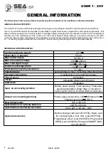 Preview for 8 page of SEA 2300A24 Manual