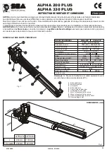 SEA ALPHA 200 PLUS Manual предпросмотр