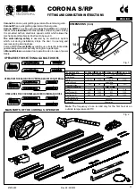 Предварительный просмотр 1 страницы SEA CORONA 110 Fitting And Connection Instructions