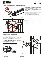 Preview for 8 page of SEA FULL TANK 100 Installation Manual