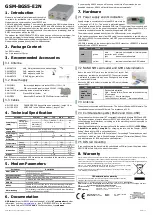 SEA GSM-BGS5-E2N Manual preview