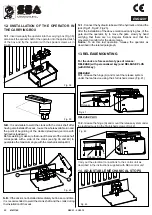 Предварительный просмотр 9 страницы SEA JACK 1200 Fitting And Connection Instructions