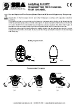 Предварительный просмотр 2 страницы SEA LadyBug E-COPY Manual