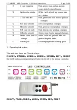 Предварительный просмотр 5 страницы SEA LT-3600RF User Instructions