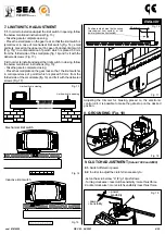 Preview for 4 page of SEA Saturn 1000 Mounting And Connecting Instructions