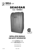 SEA SEAGEAR 1180MEC0 Installation Manuals And Safety Information preview