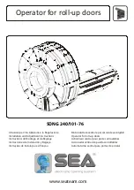 SEA SONG 240/101-76 Installation And Adjustment Instructions предпросмотр