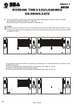 Предварительный просмотр 12 страницы SEA SWING 2 Manual