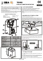 Предварительный просмотр 5 страницы SEA TORG Fitting And Connection Instructions