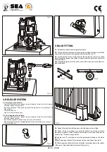 Предварительный просмотр 6 страницы SEA TORG Fitting And Connection Instructions