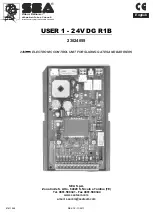 SEA USER 1 - 24V DG R1B Manual preview