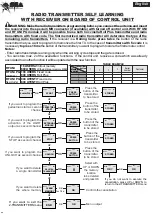 Предварительный просмотр 15 страницы SEA USER 1 - 24V DG R1B Manual