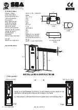 Preview for 2 page of SEA VELA Installation Manual