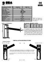 Предварительный просмотр 2 страницы SEA VERG 24V Manual