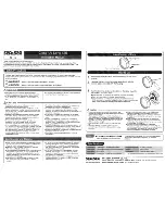 Предварительный просмотр 1 страницы Sea&Sea Close-up Lens 125 Instruction Manual