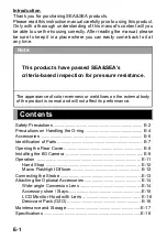 Preview for 2 page of Sea&Sea DX-6G Instruction Manual