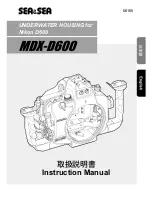 Sea&Sea MDX-D600 Instruction Manual preview