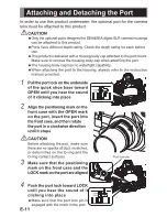 Preview for 12 page of Sea&Sea MDX-D7000 Instruction Manual