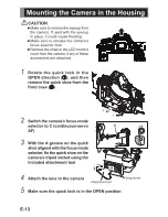 Preview for 14 page of Sea&Sea MDX-D7000 Instruction Manual