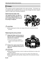 Preview for 22 page of Sea&Sea MDX-D7000 Instruction Manual