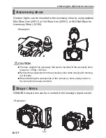 Preview for 18 page of Sea&Sea MDX-RX100/? Instruction Manual