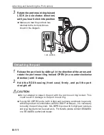 Preview for 12 page of Sea&Sea RDX-750D Instruction Manual