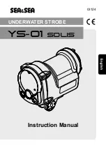 Sea&Sea YS-01 SOLIS Instruction Manual preview