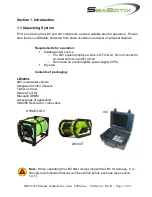 Preview for 7 page of SeaBotix LBV2002 Operator'S Manual