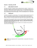 Preview for 30 page of SeaBotix LBV2002 Operator'S Manual