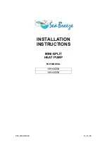 Seabreeze 12H43ZGX Installation Instructions Manual preview