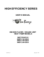 Preview for 1 page of Seabreeze HIGH EFFICIENCY SMZFC12H4ZIGX User Manual