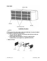 Preview for 5 page of Seabreeze PTAC09CH3ZX Installation And Operation Manual