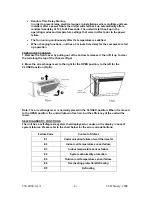 Preview for 8 page of Seabreeze PTAC09CH3ZX Installation And Operation Manual