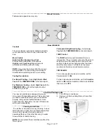 Предварительный просмотр 13 страницы Seabreeze WA18ZR Installation And Operation Manual