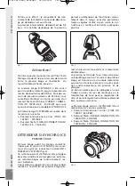 Preview for 33 page of Seac Sub D-Synchro Instructions Manual