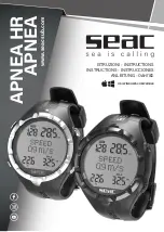 Seac APNEA Instructions Manual preview