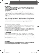 Preview for 4 page of Seac LIBERA MED User Manual