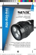 Seac R20 Instructions Manual preview